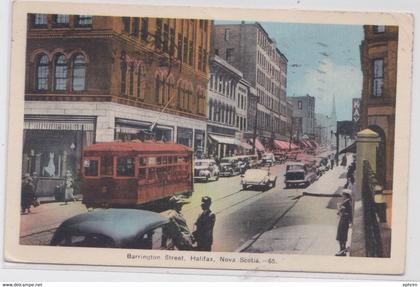 HALIFAX Canada Novia Scotia - Barrington Street Tram Tramway 1938
