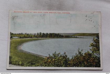 bathing beach at Ben Eoin, Cape Breton, Canada