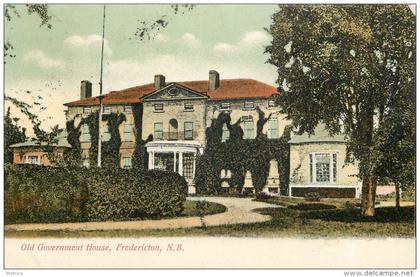 FREDERICTON - old Gouvernement House.