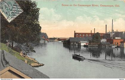 ONTARIO - SCENE ON THE GANANOQUE RIVER, GANANOQUE