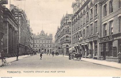 Canada - TORONTO (ON) Toronto Street and Post Office - Llyods Agency