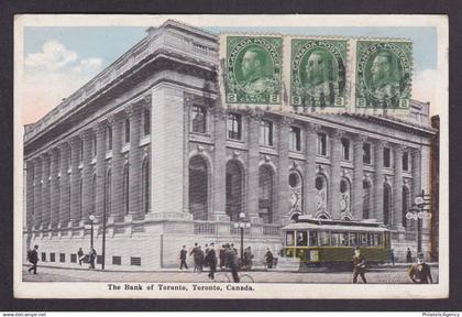 Postcard, CANADA, Toronto, The Bank of Toronto