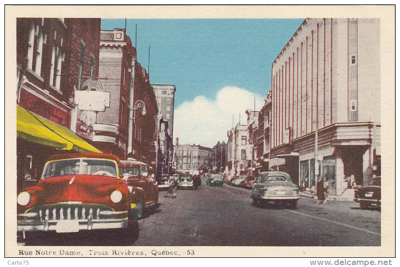 Canada - Québec - Trois Rivières - Rue Notre-Dame - Automobiles