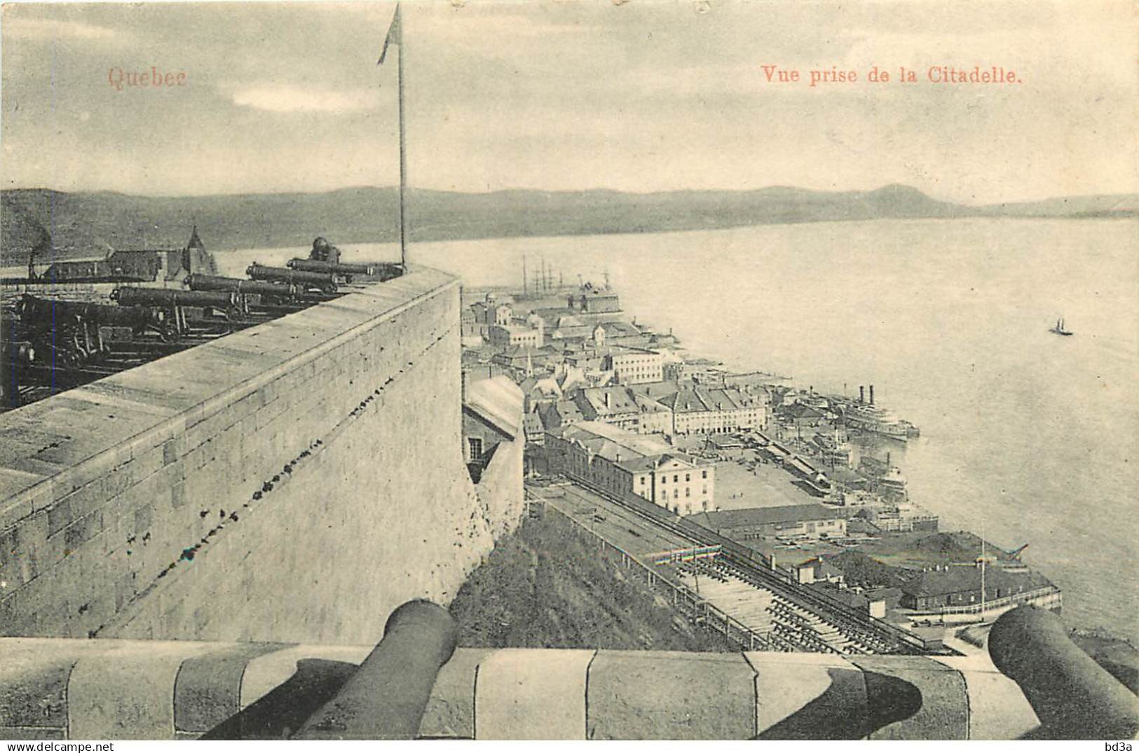 CANADA QUEBEC VUE PRISE DE LA CITADELLE