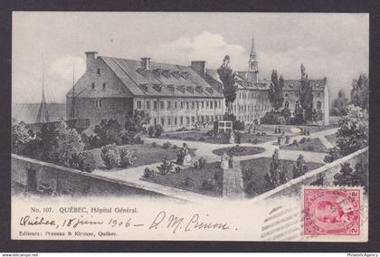 Postcard, CANADA, Quebec, General Hospital