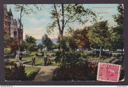 Postcard, CANADA, Quebec, Governor's Garden