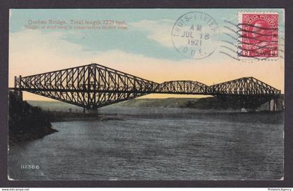 Postcard, CANADA, Quebec, Quebec Bridge