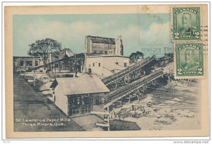 TROIS RIVIERES - St Lawrence Paper Mills - Papeterie