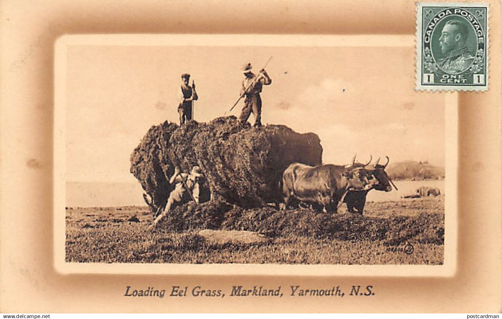 Canada - YARMOUTH (NS) Loading Eel Grass, Markland