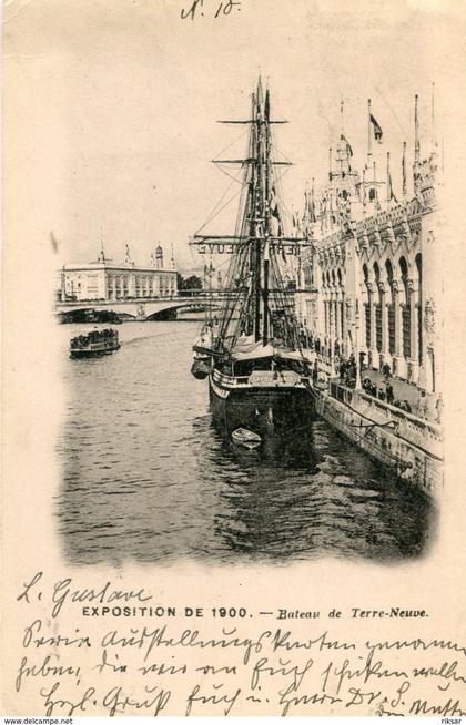 CANADA(TERRE NEUVE ET LABRADOR) EXPOSITION 1900 PARIS(BATEAU VOILIER)