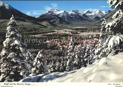 72349664 Banff Canada Teilansicht im Winter Banff Canada