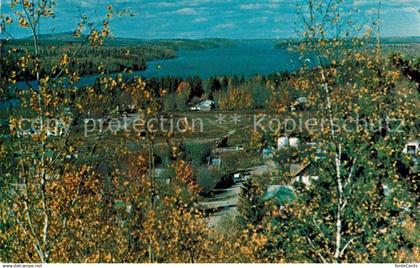 73123555 Saskatchewan View overlooking Town of Big River Cowan Lake Saskatchewan