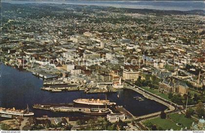 11688252 Victoria British Columbia Aerial view Harbor Victoria