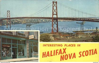 72330431 Halifax Nova Scotia Bridge and Book Room Halifax Nova Scotia