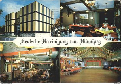 72333198 Winnipeg Vereinshaus Deutsche Vereinigung von Winnipeg Restaurant Saal