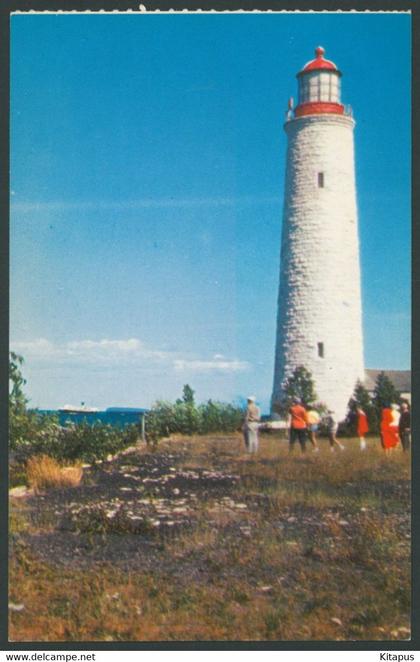 COVE ISLAND LIGHT vintage postcard Ontario Canada