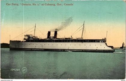 PC CANADA ONTARIO - CAR FERRY, "ONTARIO, NO. I" AT COBOURG (a527)