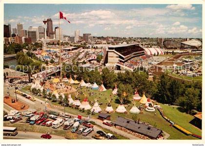 12871450 Calgary Calgary Exhibition and Stampede Aerial View Indian Encampment