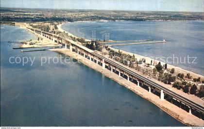 72486917 Hamilton Ontario Aerial view of the New Burlington Skyway Burlington Be