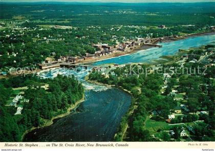 73584678 New Brunswick Nouveau Brunswick Fliegeraufnahme St. Croix River