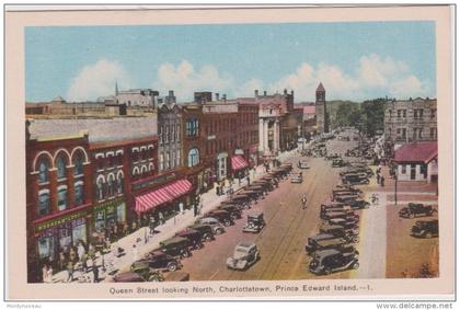 canada : quenn  street  looking  north  Charlottetown   prince  edward  island