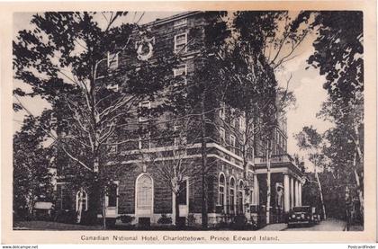 Canadian National Hotel Charlottetown Old Canada Postcard