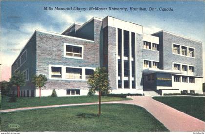 11316657 Hamilton Ontario Mills Memorial Library McMaster University Hamilton