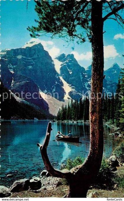 72642878 Alberta  Moraine Lake near Lake Louise Banff National Park Mountains