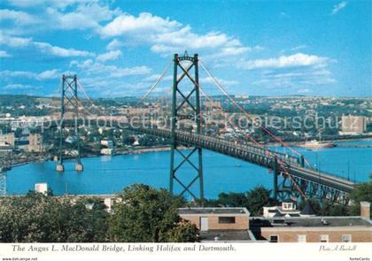 73060041 Halifax Nova Scotia The Angus MacDonald Bridge Halifax Nova Scotia