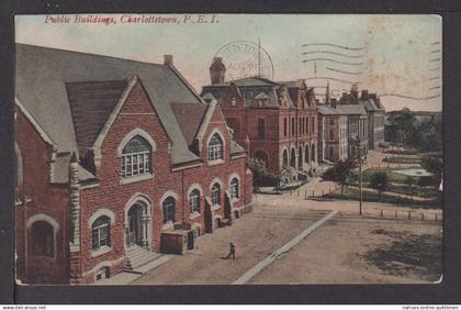 Ansichtskarte Charlottetown Kanada Public Buildings