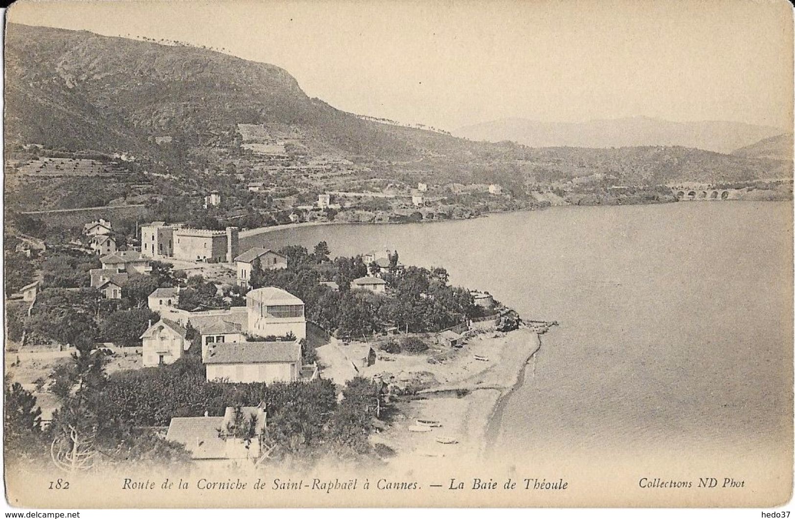 Cannes - Route de la Corniche de Saint-Raphaël