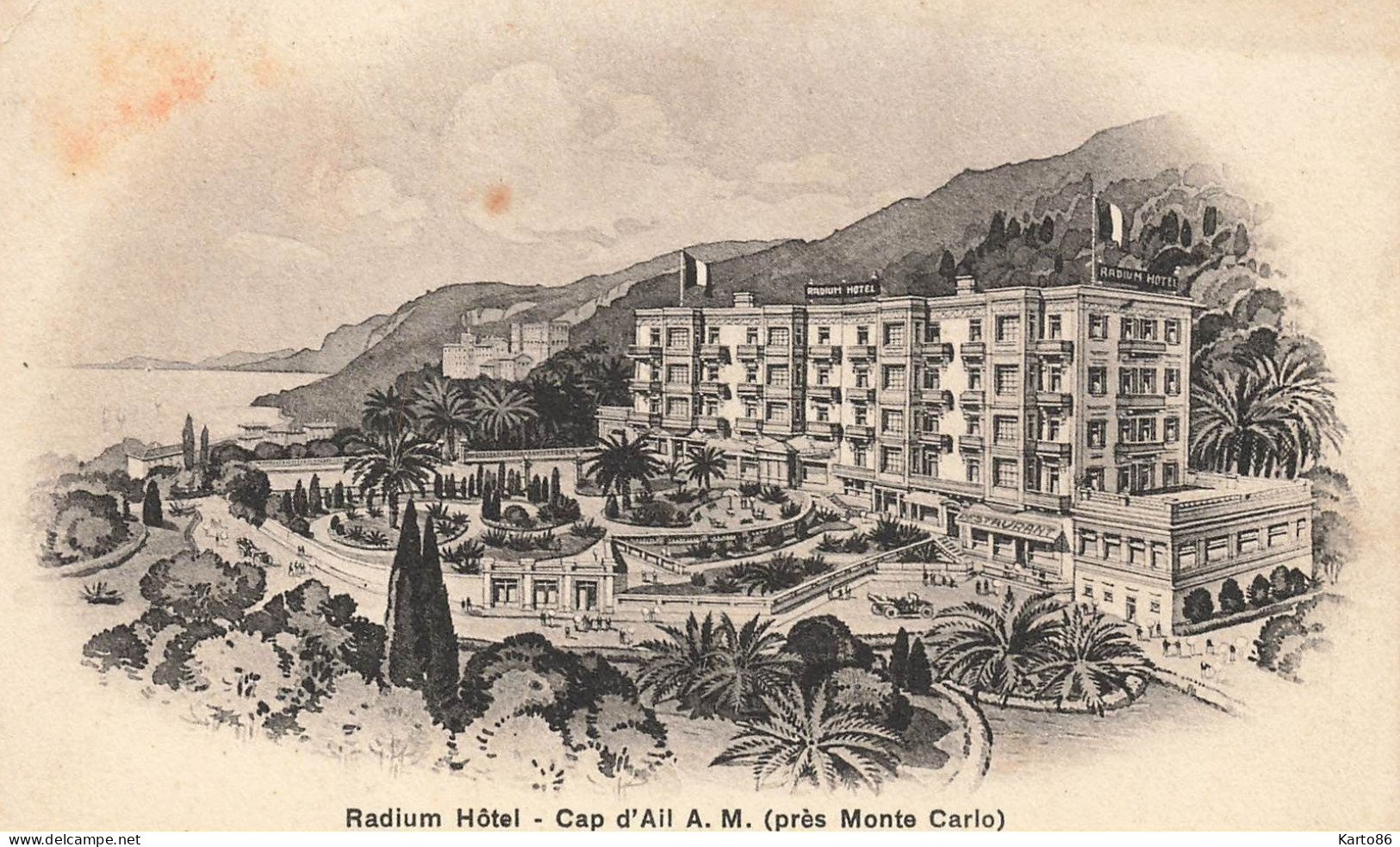 cap d'ail * RADIUM Hôtel , près monté carlo monaco