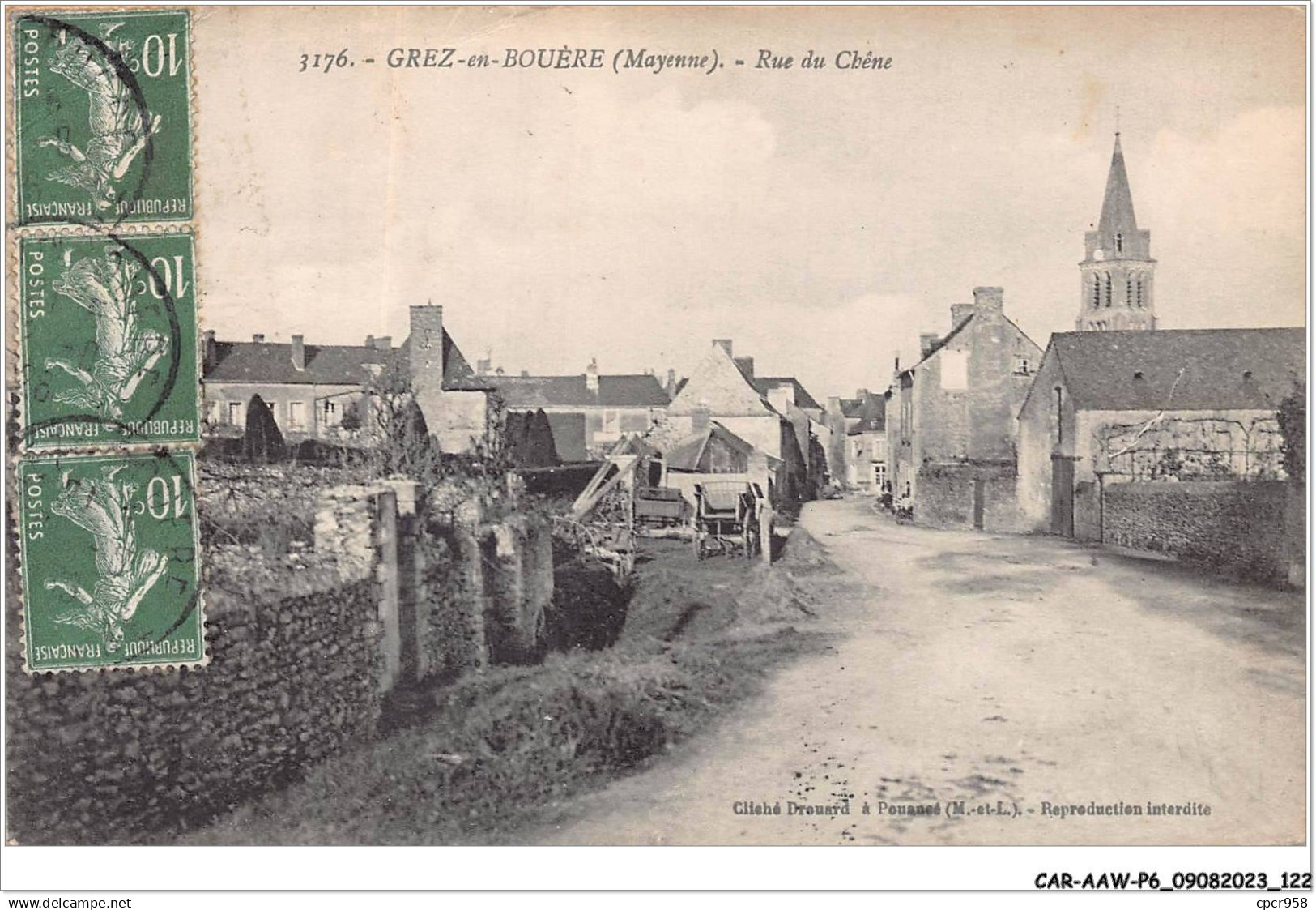 CAR-AAWP6-53-0469 - CREZ-EN-BOUERE - rue du chêne