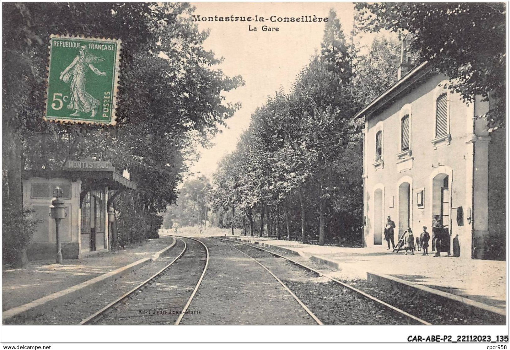 CAR-ABEP2-0177-31 - MONTASTRUC-LA-CONSEILLERE - La gare