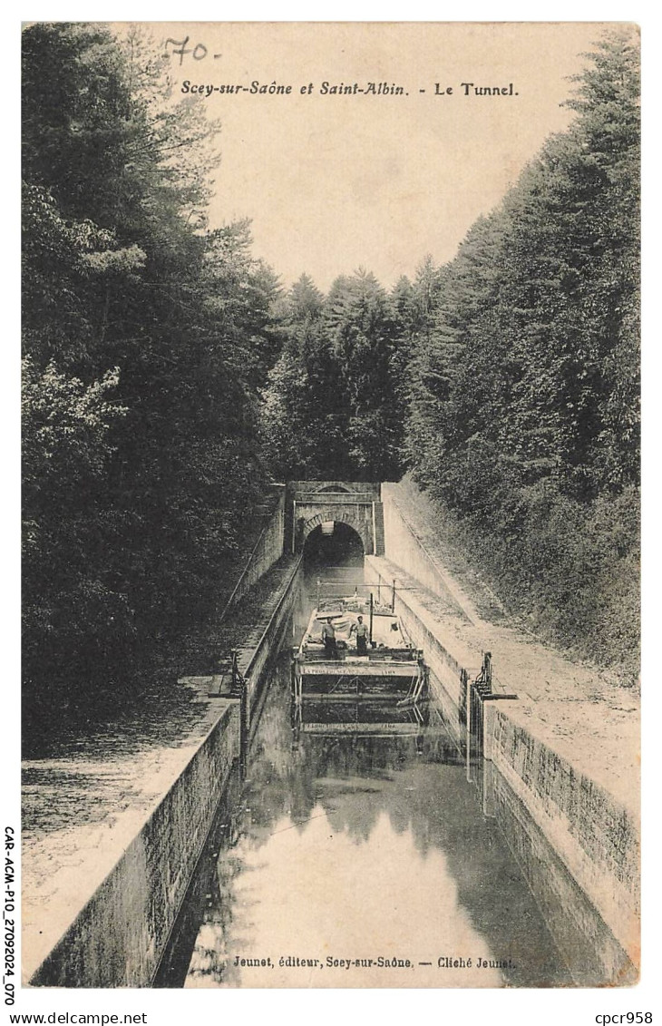 CAR-ACMP10-0770-70 - SCEY-SUR-SAONE et SAINT-ALBIN - Le tunnel