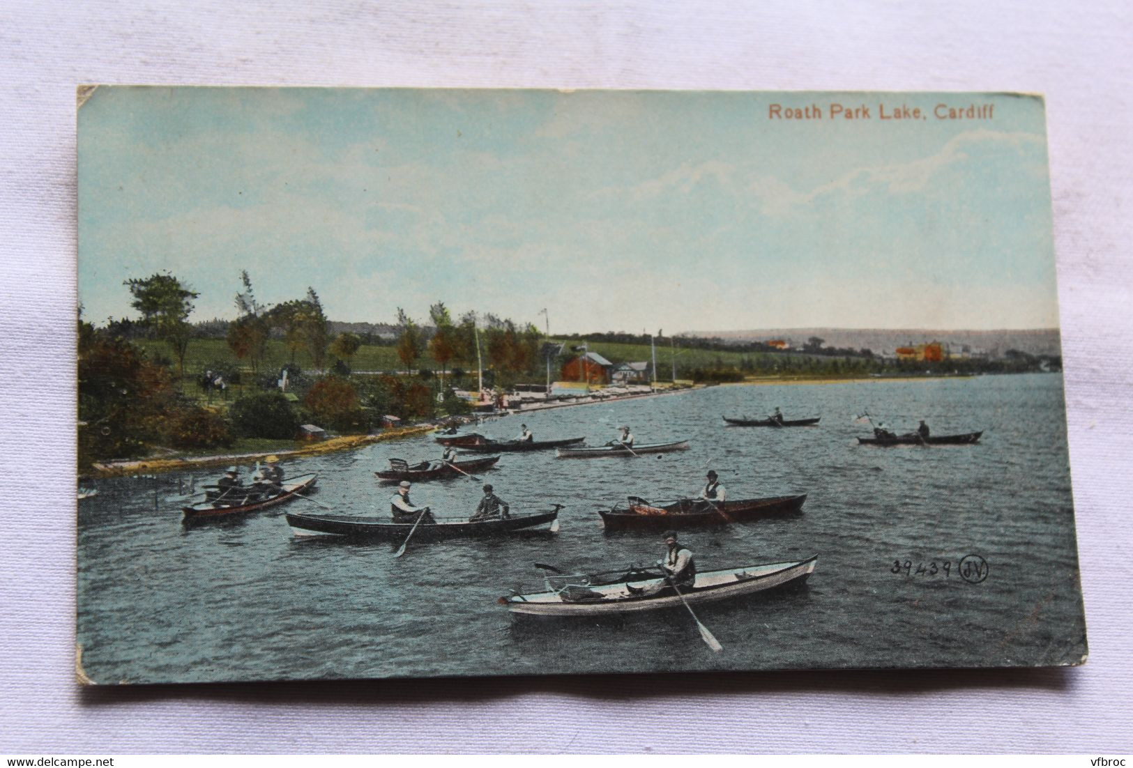 Cardiff, roath park lake, Pays de Galles, Walles