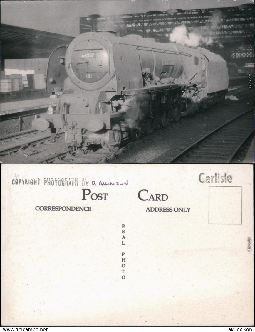 Carlisle englische Dampflokomotive 46257 in Carlisle 1932