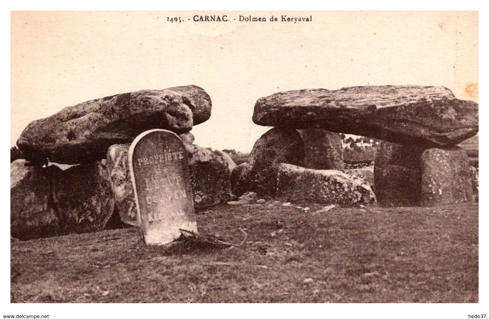 Carnac - Dolmen de Keryaval