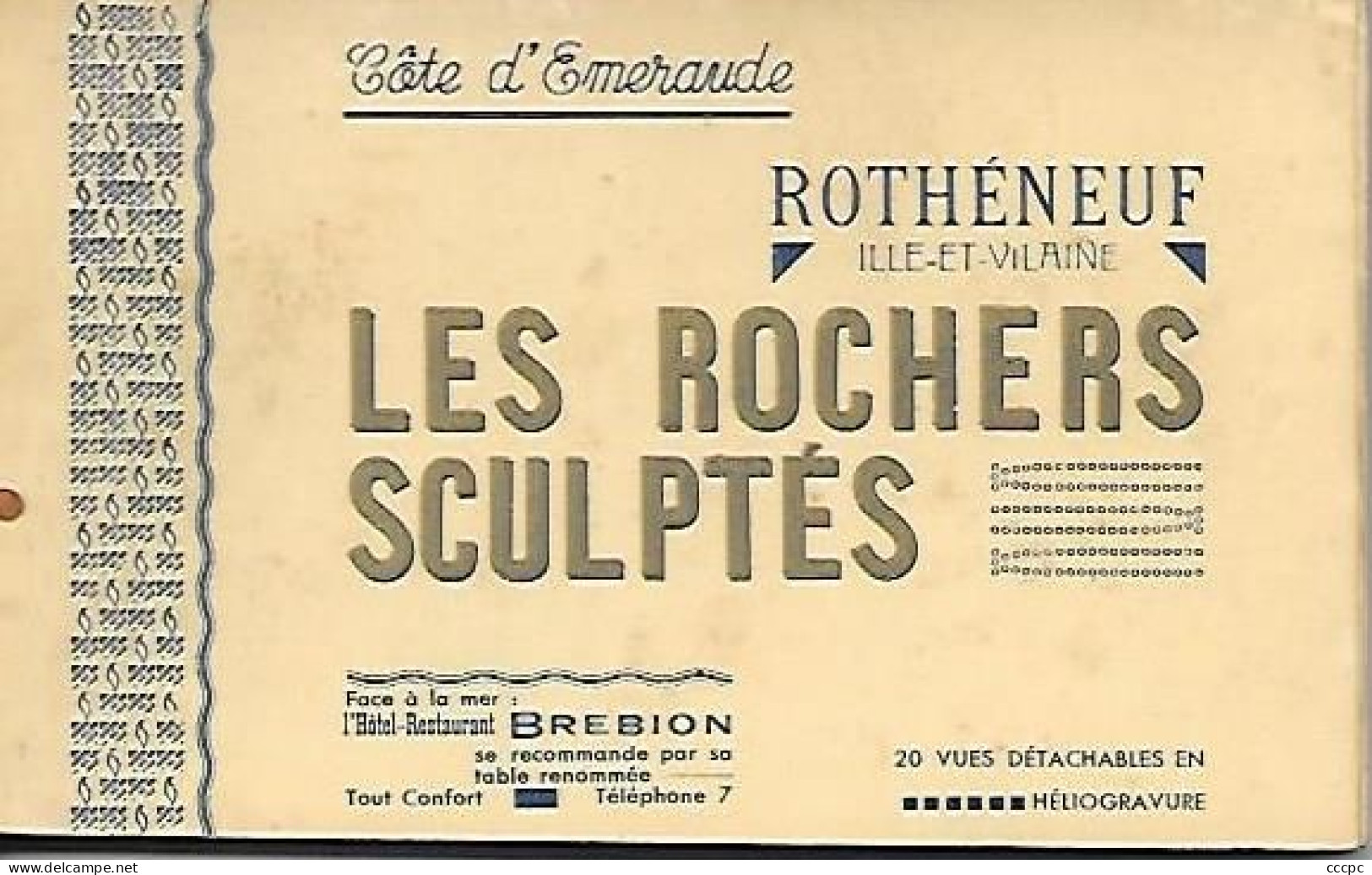 Carnet de 20 CP Cote d'Emeraude Rotheneuf