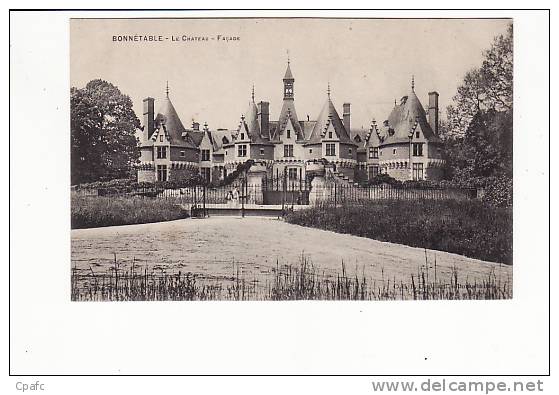 carte 1905 BONNETABLE LE CHATEAU , façade