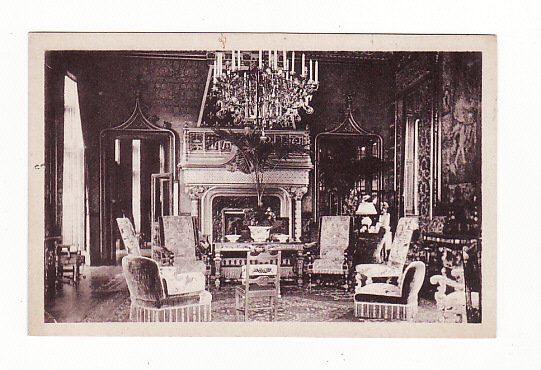 CARTE 1930  CHATEAU DE BONNETABLE -  SALON