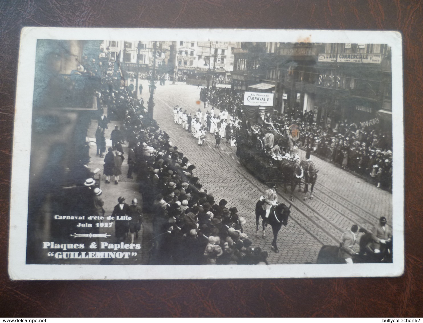 carte  carnaval d'été de LILLE juin 1927    -LILLE