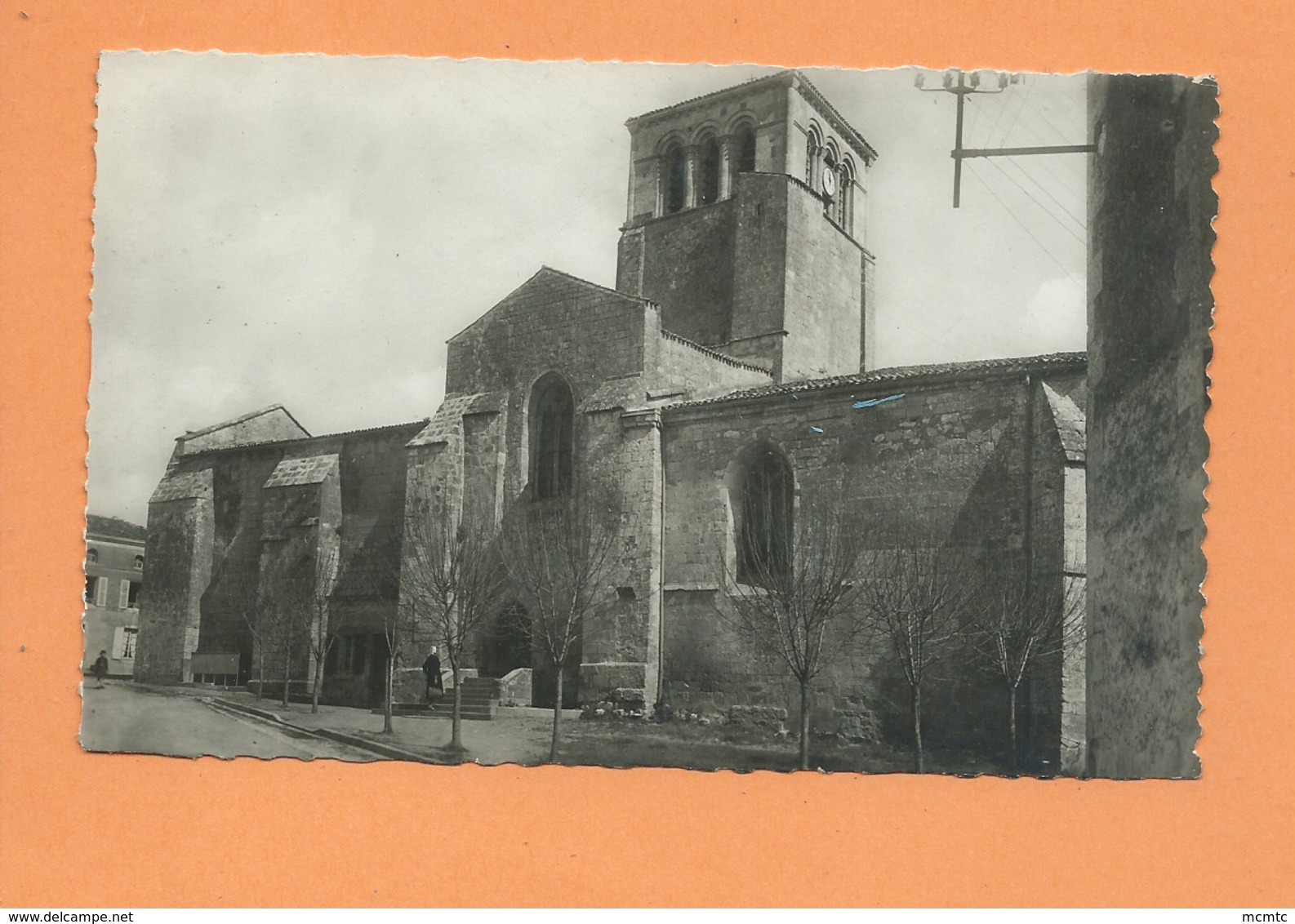 Carte  -  Coulonges sur l'Autize (Deux Sèvres ) - L'église -(XIe - XIIe siècles )