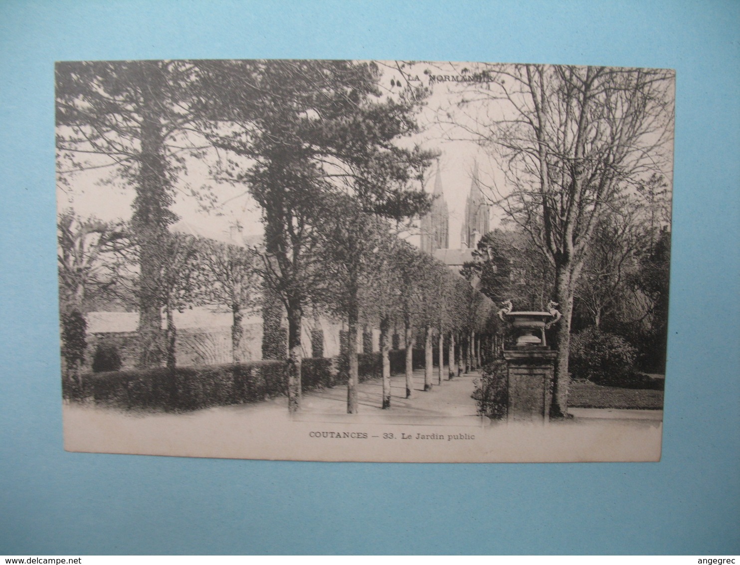 Carte  Coutances - Le Jardin public