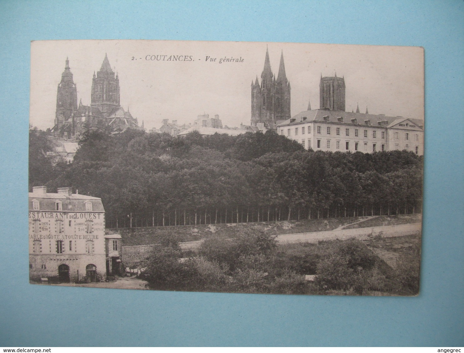 Carte Coutances - Vue Générale