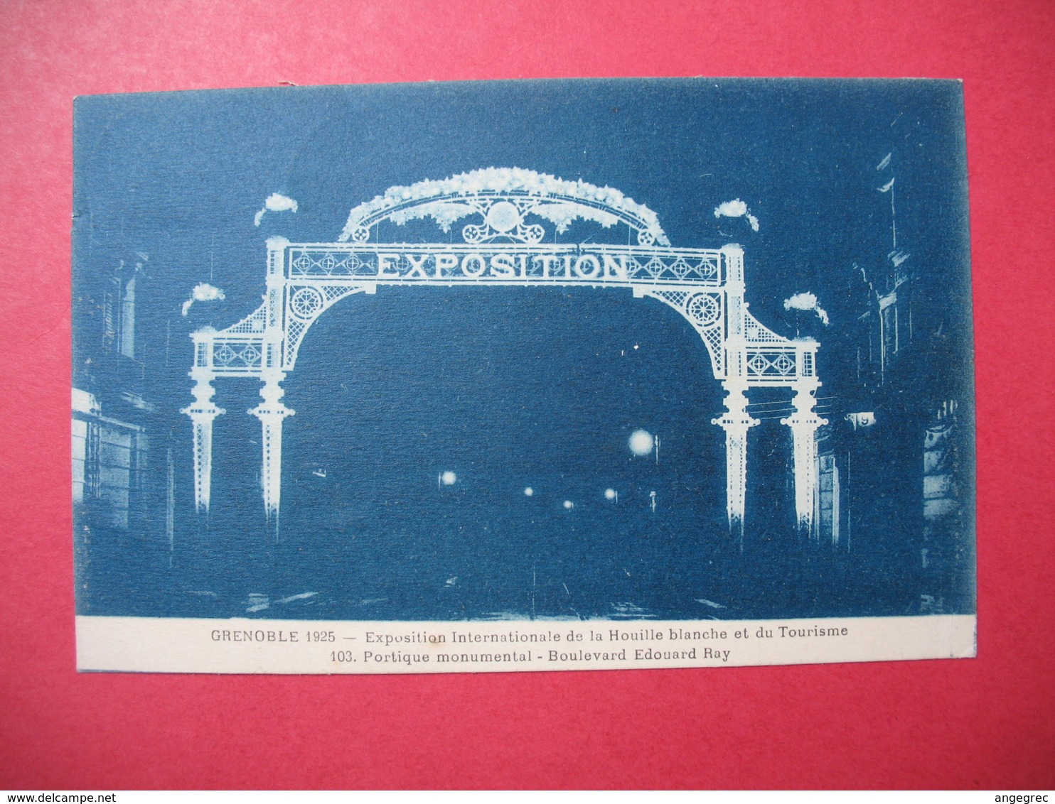 Carte  Exposition Internationale Grenoble 1925