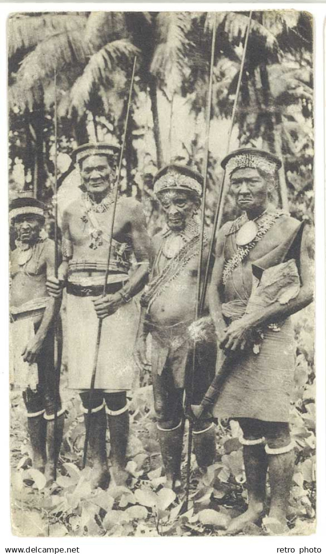 Carte ( imprimé ) Iles Salomon ... Bougainville ( Pub Amora / adressée à Annonay Ardèche )(état)