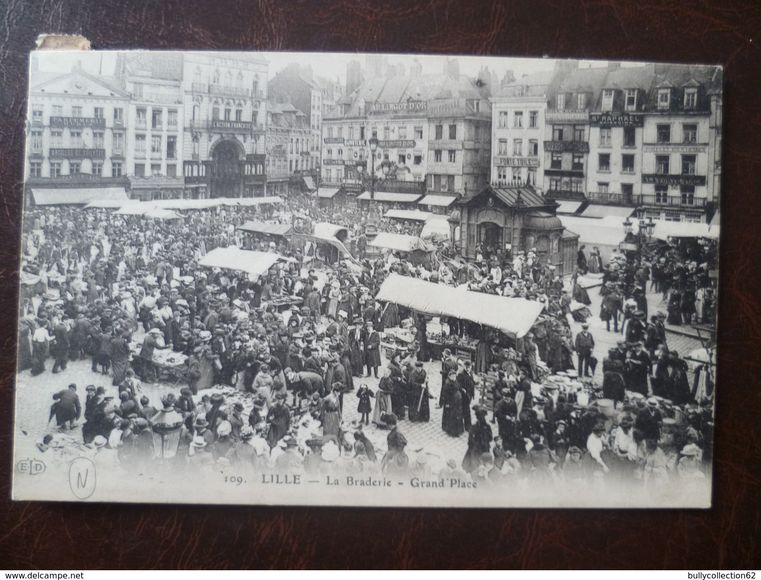 carte  la braderie de Lille grand'place  e.l.d   -LILLE