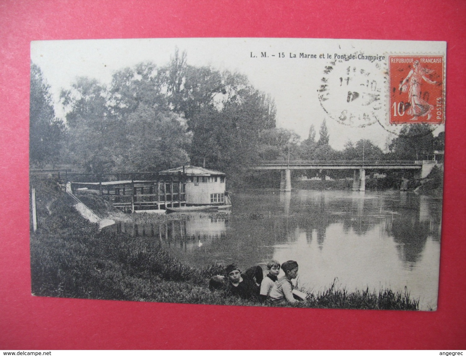 Carte    La Marne et le Pont de Champigny