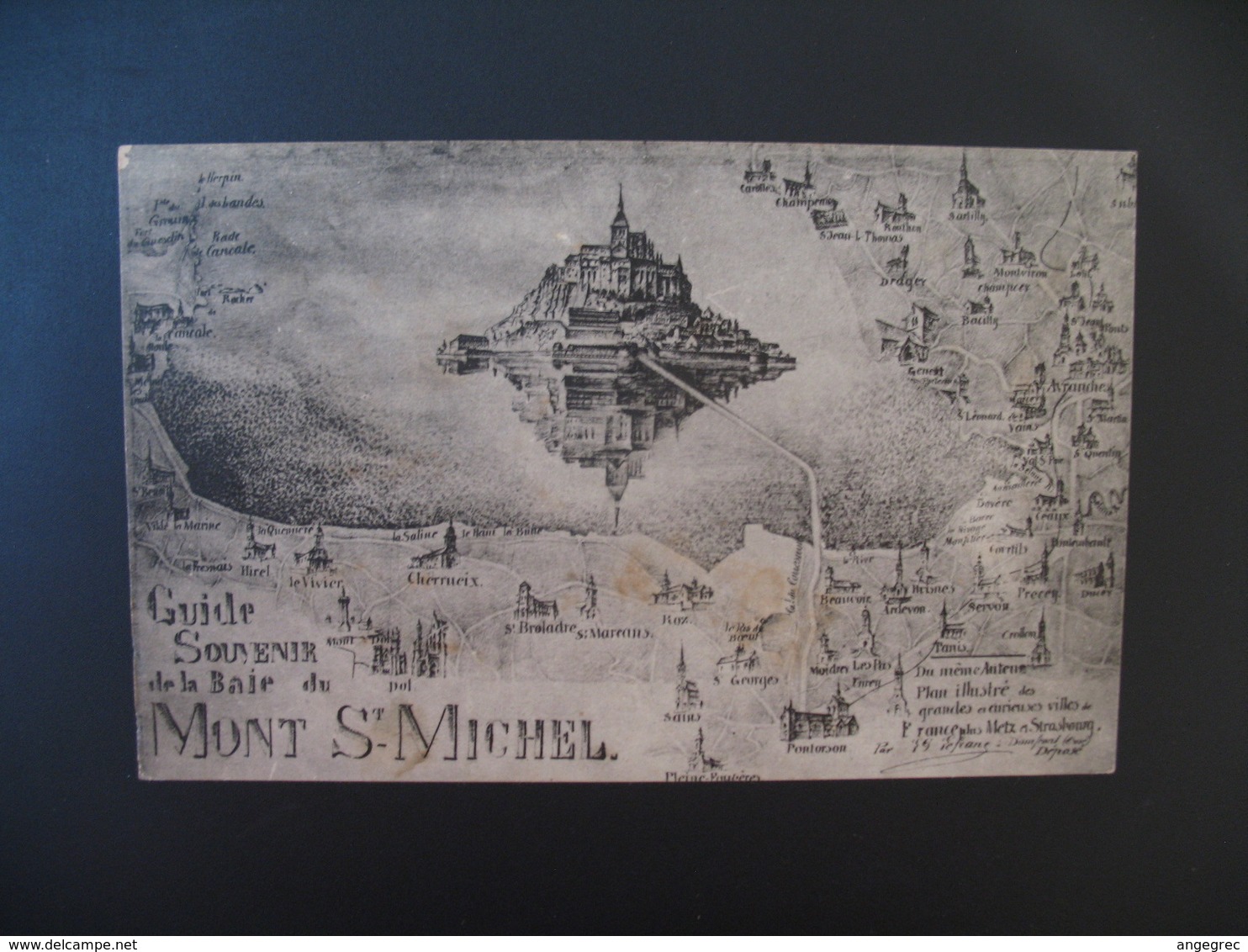 Carte Le  Mont Saint-Michel - Guide Souvenir de la Baie